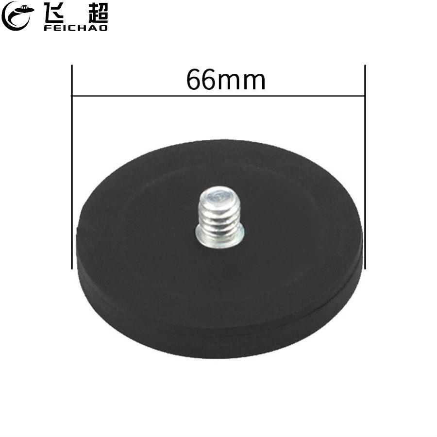 Ram Tablet Accessories - 1PC D66mm/D43mm Magnet Base Rubber Covered