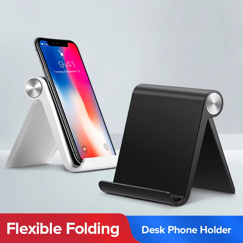 Tablet Holder Accessories - Universal Foldable Desk Phone Holder Portable