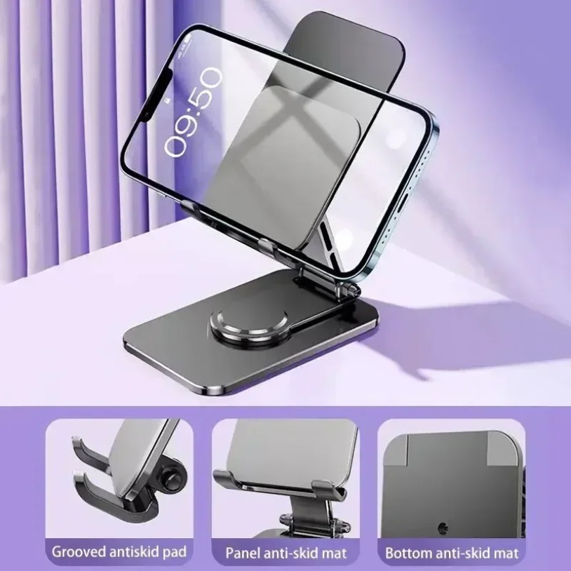 Universal Metal 360° Rotatable - Tablet Holder Accessories 评论和价格