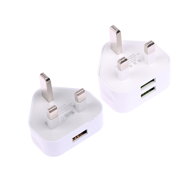 UK 3 Pin Plug Dual USB Adapter - Tablet Accessories Uk 评论和价格