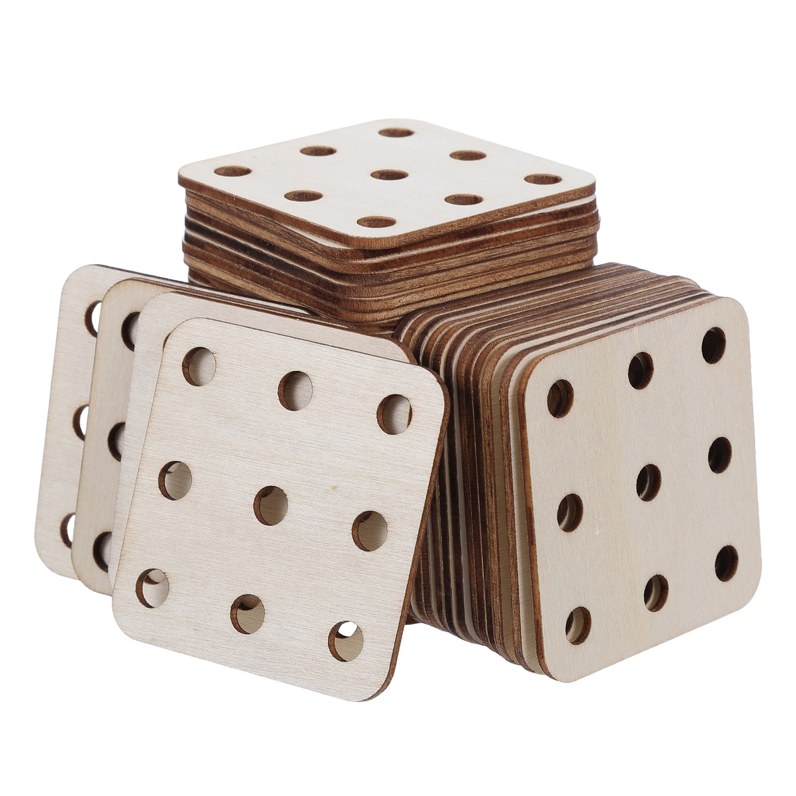 48pcs Wood Tablet Weaving Card - Tablet Weaving Accessories 评论和价格