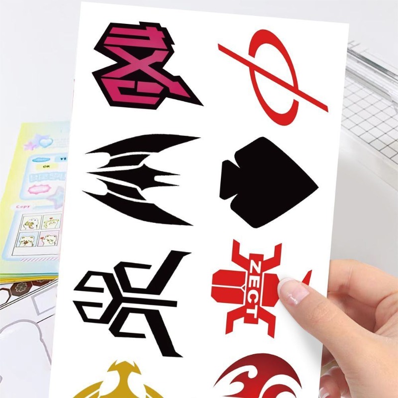 60 Sheets Kamen Rider Logo Sti - Laptop Tablet Accessories 评论和价格